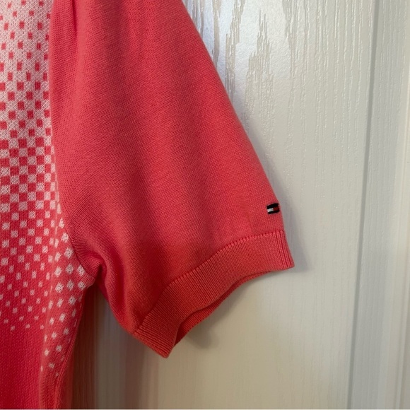 Tommy Hilfiger Short Sleeve Sweater Top in Pink Gradient Size XS - Picture 5 of 6
